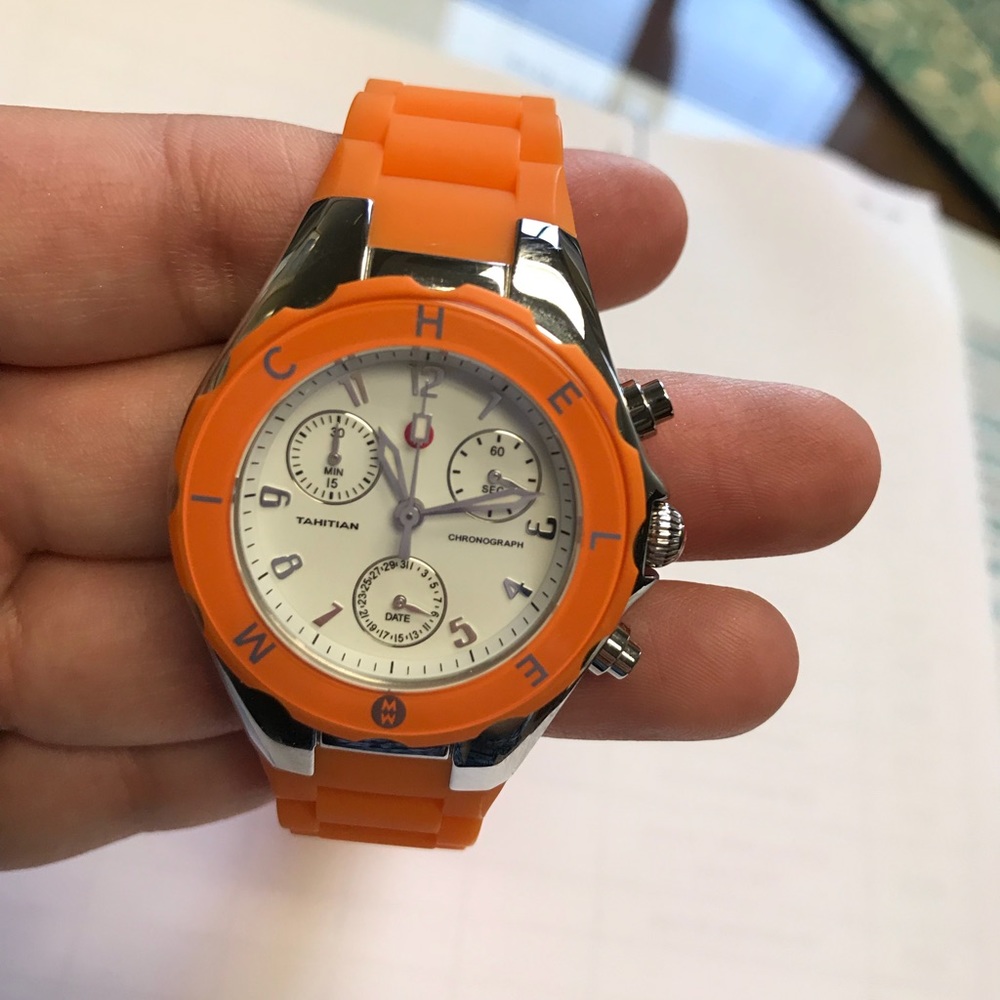 Orange Tahitian Authentic Michele Watch